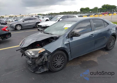 2015 Toyota Corolla Le из США, поврежденный, VIN 2T1BURHE2FC317293